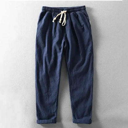 Herren Leinenhose Bequem Leicht Sommer - Norvielle