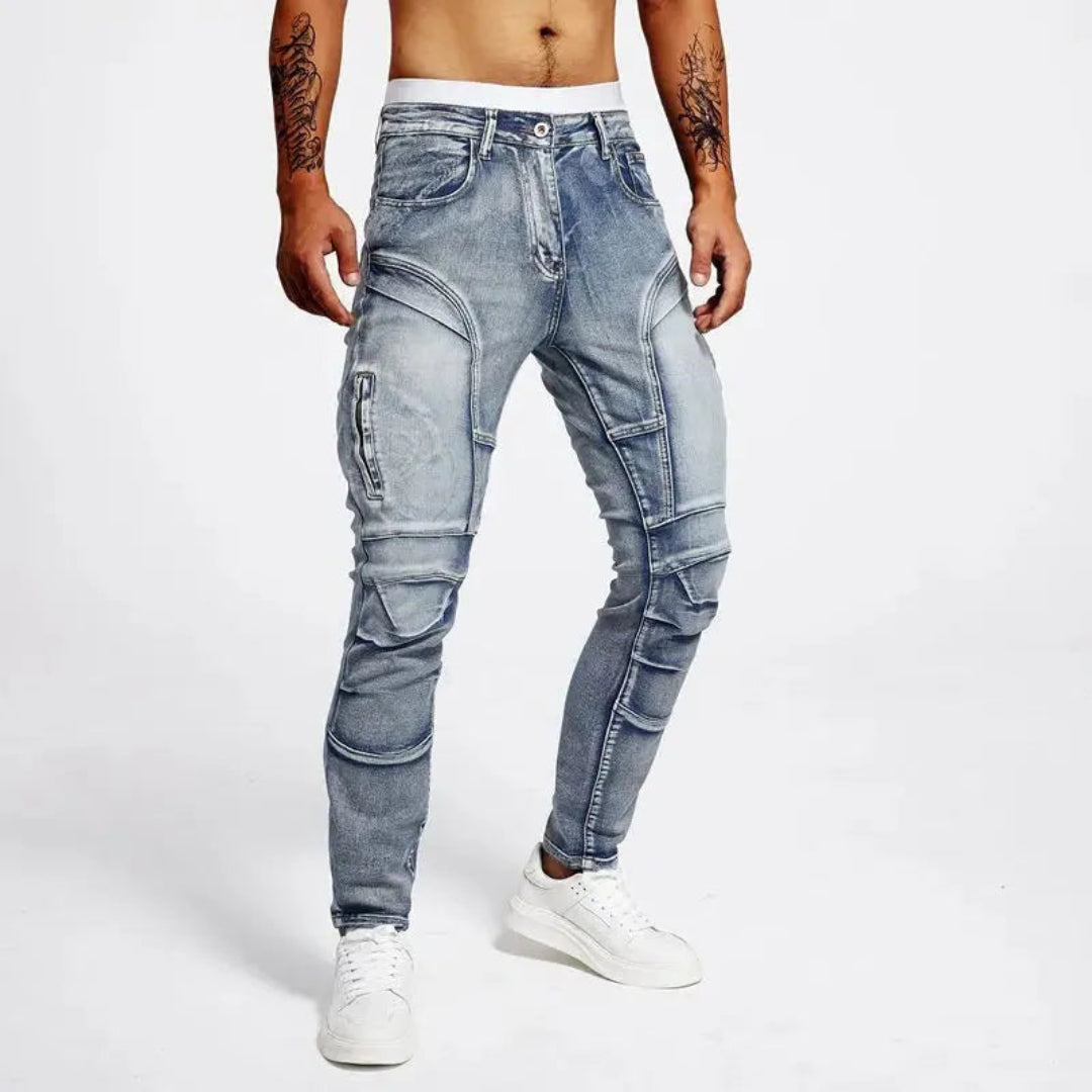 Damen Slimfit Jeans Stretch Denim Schwarz - Norvielle