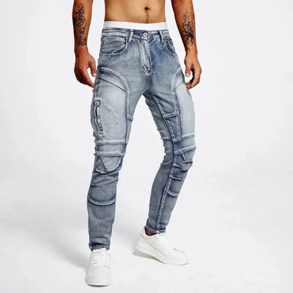Damen Slimfit Jeans Stretch Denim Schwarz - Norvielle