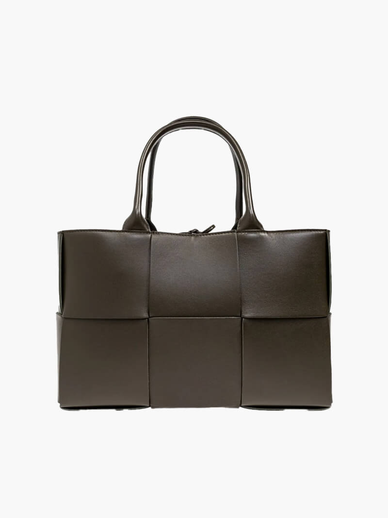 Elegante Damen Handtasche aus Leder Flecht