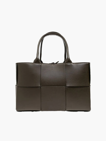 Elegante Damen Handtasche aus Leder Flecht