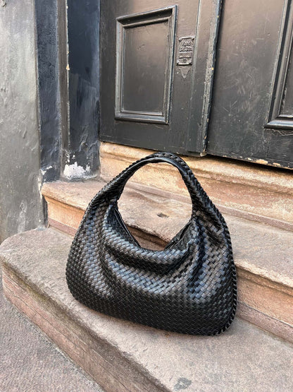 Große Geflochtene Hobo Handtasche Damen