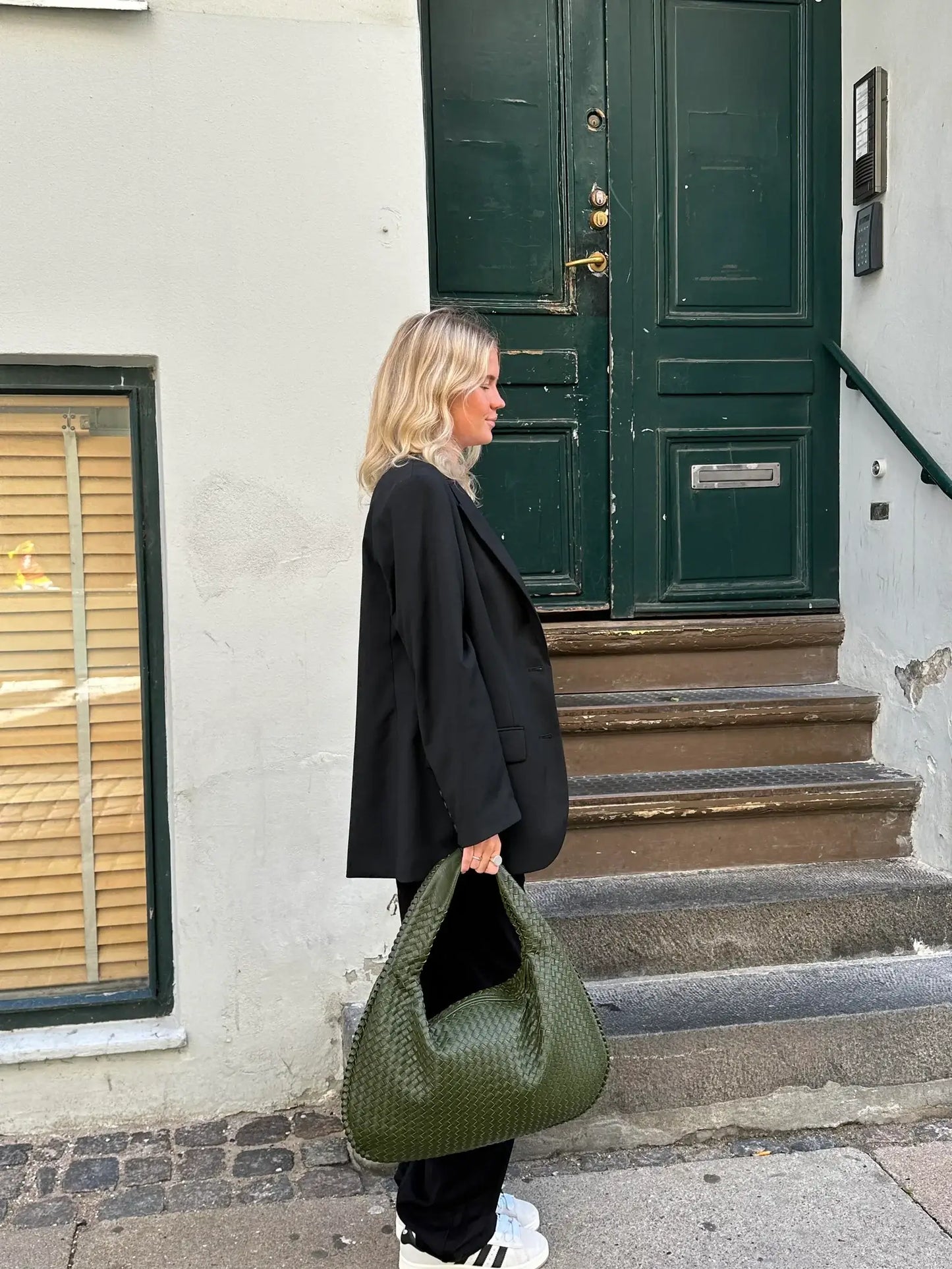 Große Geflochtene Hobo Handtasche Damen