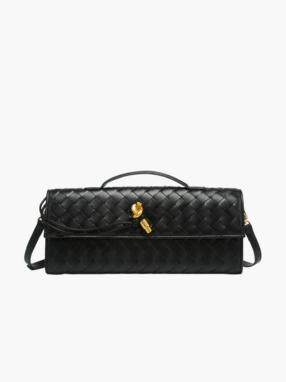 Damen Reisetasche Bianca Elegantes Gewebe Schwarz - Norvielle