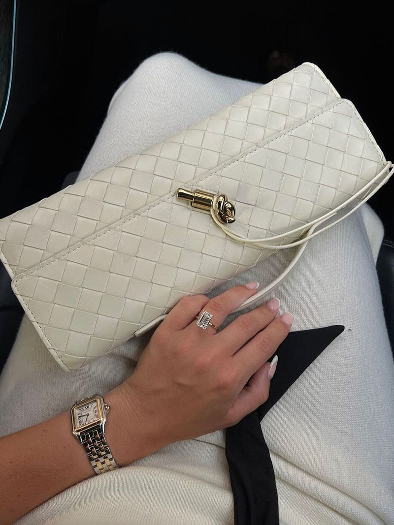 Damen Reisetasche Bianca Elegantes Gewebe