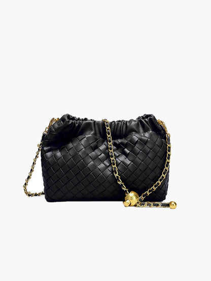 Damenhandtasche Goldene Kette Elegante Schultertasche - Norvielle