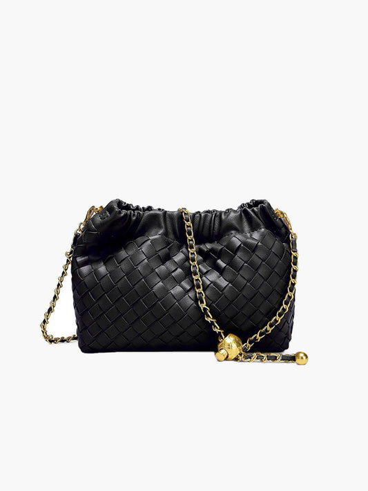 Damenhandtasche Goldene Kette Elegante Schultertasche - Norvielle