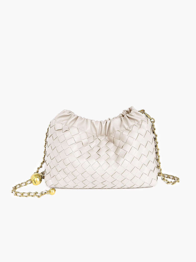 Damenhandtasche Goldene Kette Elegante Schultertasche