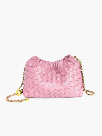 Damenhandtasche Goldene Kette Elegante Schultertasche