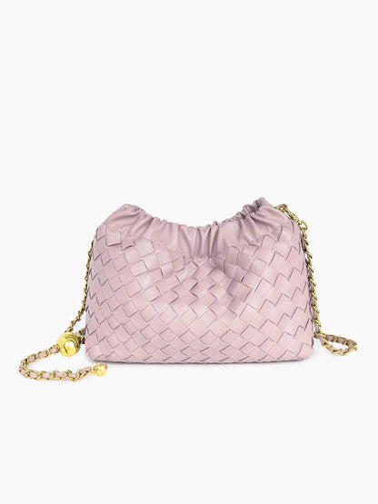 Damenhandtasche Goldene Kette Elegante Schultertasche