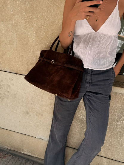 Damen Handtasche Leder Optik
