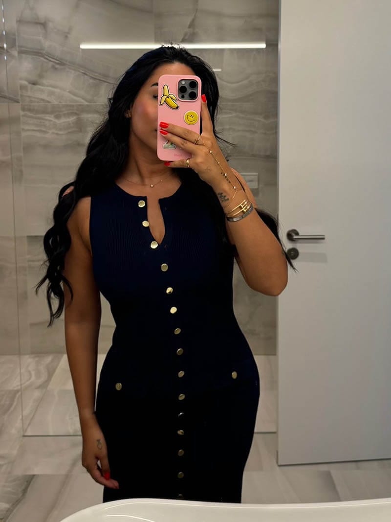 Damen Ärmelloses Maxikleid Elegantes Knopfdetail Zeitlos Elegant wird