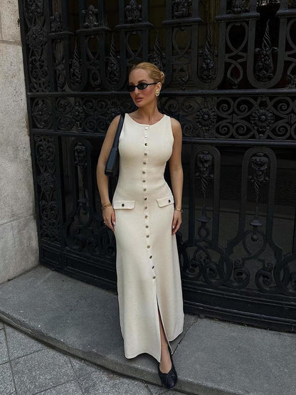 Damen Maxikleid Vollständige Länge Elegantes Lang - Norvielle
