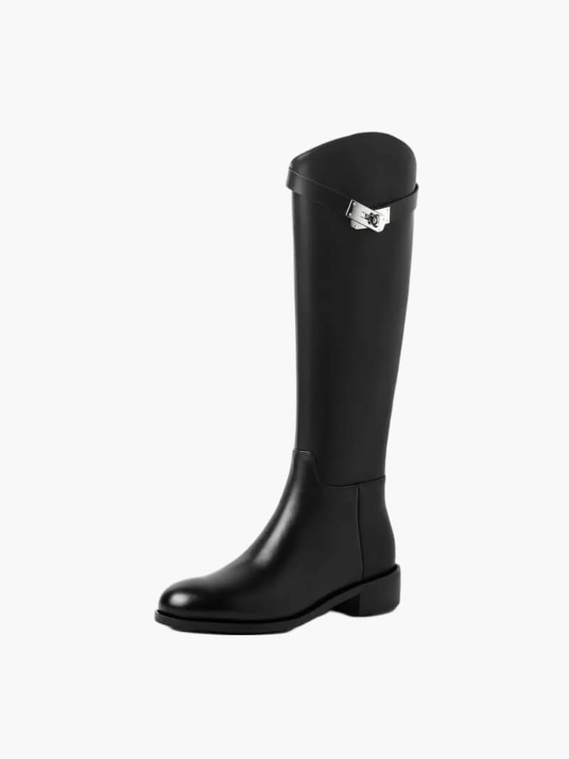 Damen Reitstiefel Leder Hochwertig