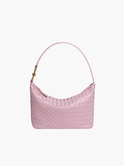 Geflochtene Damen Schultertasche Elegante Umhängetasche