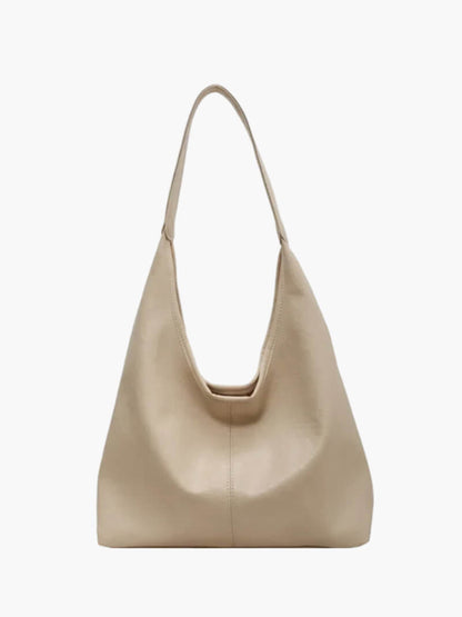 Kunstleder Schultertasche Minimalistisch