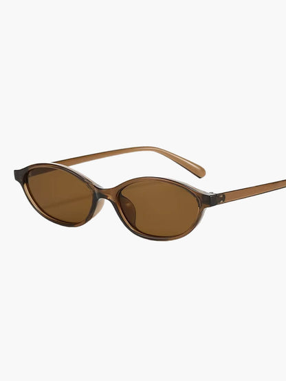 Damen Sonnenbrille Oval Schwarz Trend - Norvielle
