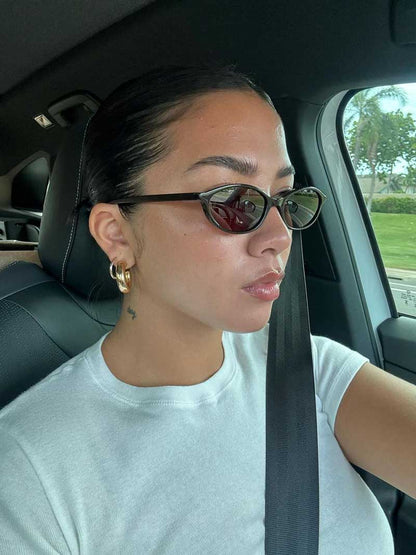Damen Sonnenbrille Oval Trend