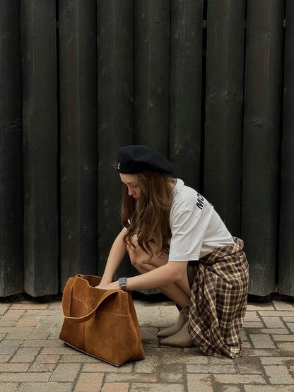 Damen Schultertasche Kunstleder Modern Umhängetasche
