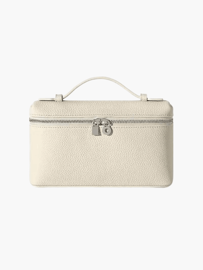Lederhandtasche Kunstleder Echtlederoptik Braun