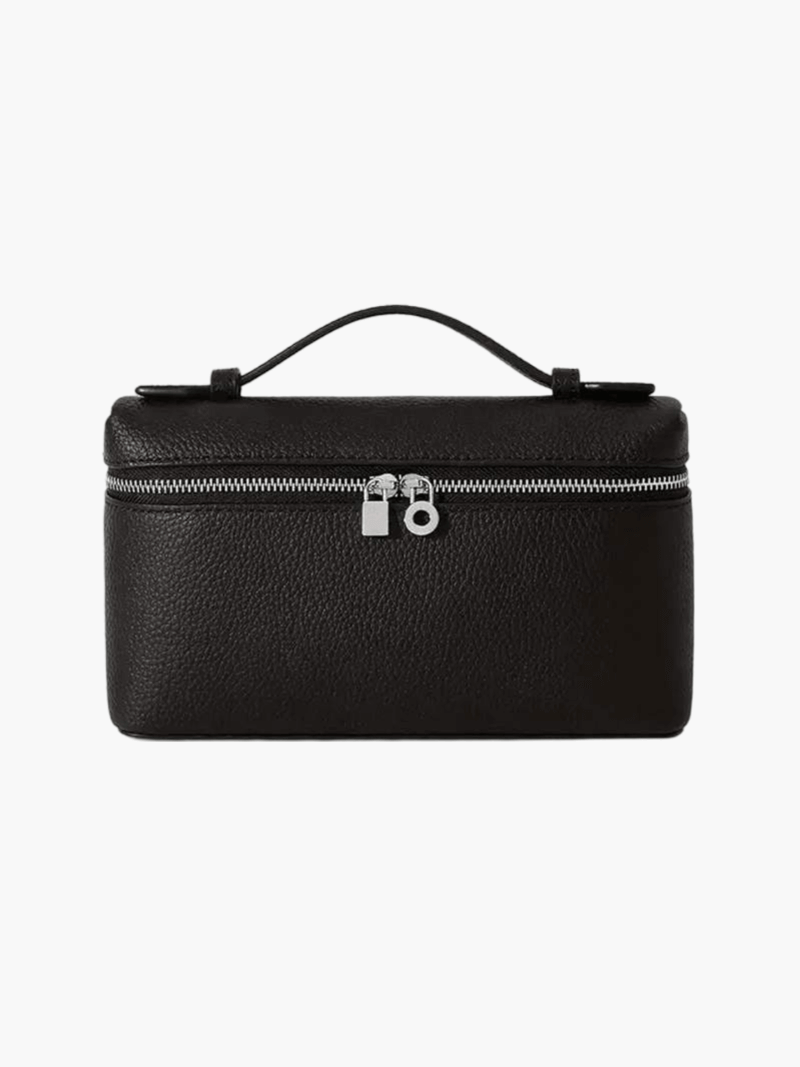 Lederhandtasche Kunstleder Echtlederoptik Braun