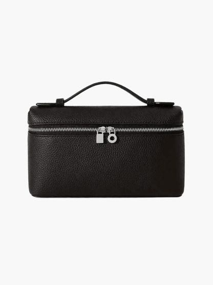 Lederhandtasche Kunstleder Echtlederoptik Braun