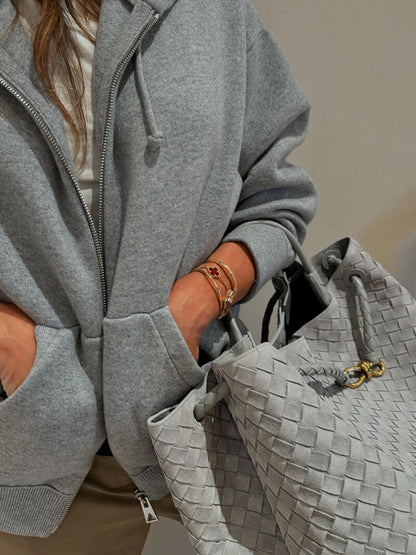Geflochtene Damen-Tasche Echtleder Wildleder Handgefertigt