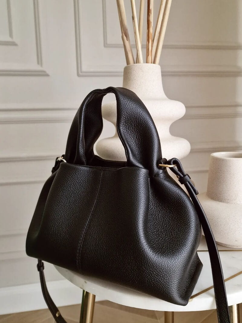 Damen Ledertasche Minimalistisch Elegantes Design