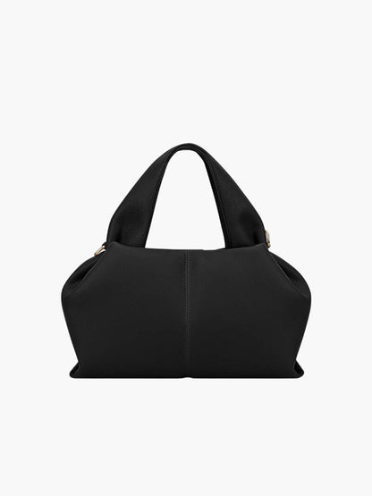 Damen Ledertasche Minimalistisch Elegantes Design Schwarz - Norvielle