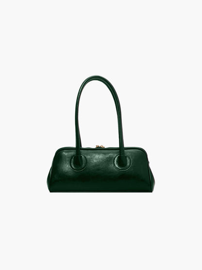 Damen Kunstleder Schultertasche Elegantes Design