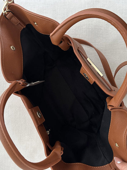 Damen-Shopper Kunstleder Groß