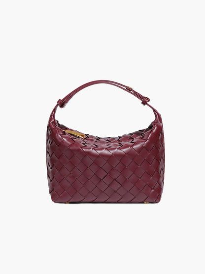 Damen Handtasche Echtleder Geflochten Boho Stil - Norvielle