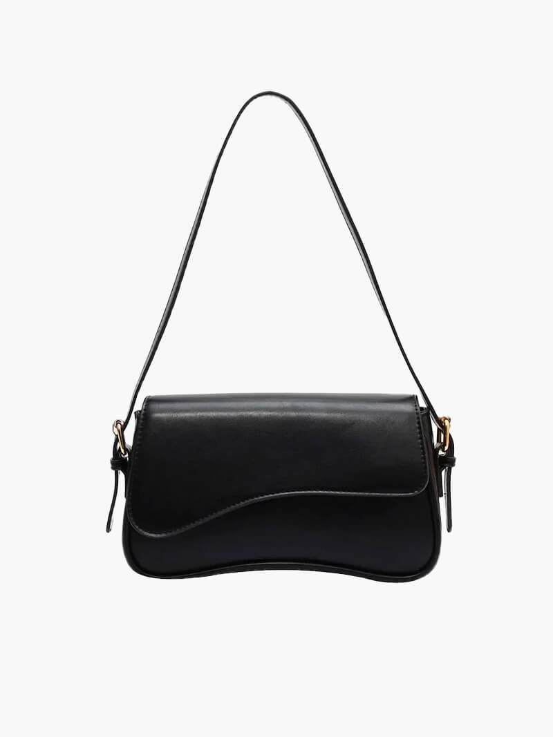 Damen Leder Schultertasche Satteltasche