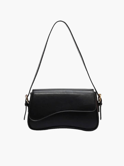 Damen Leder Schultertasche Satteltasche