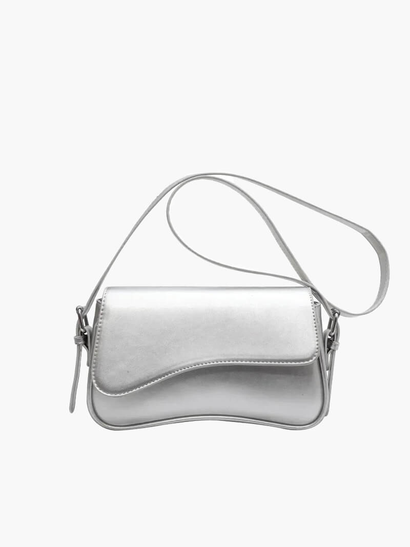 Damen Leder Schultertasche Satteltasche