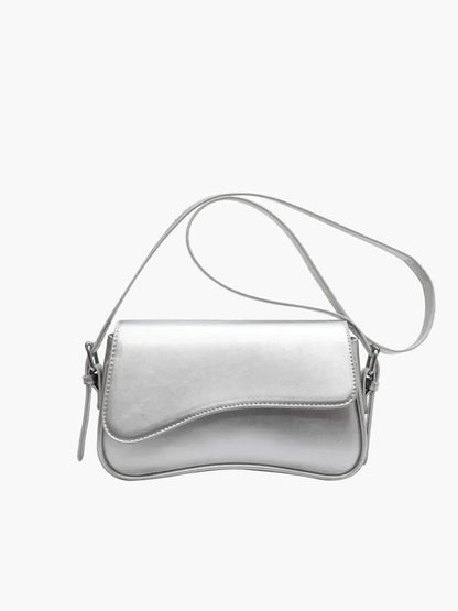 Damen Leder Schultertasche Satteltasche