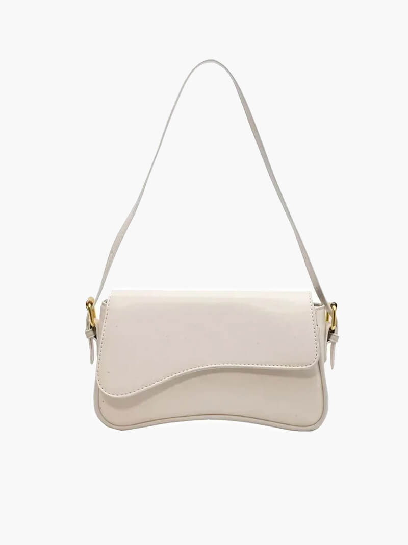 Damen Leder Schultertasche Satteltasche