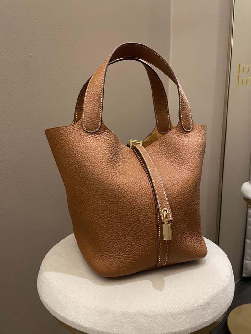 Damen Kunstleder Bucket Bag Tasche