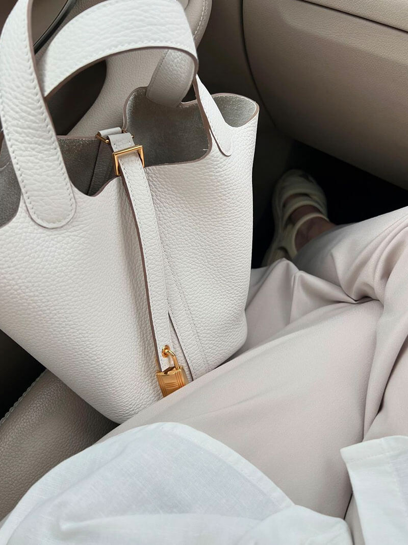 Damen Kunstleder Bucket Bag Tasche
