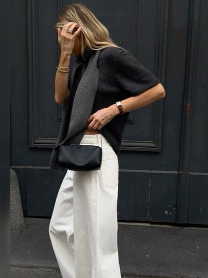 Damen-Tasche Kunstleder Minimalistisch