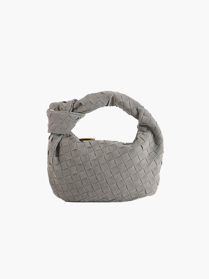 Geflochtene Wildleder Damen Minikette