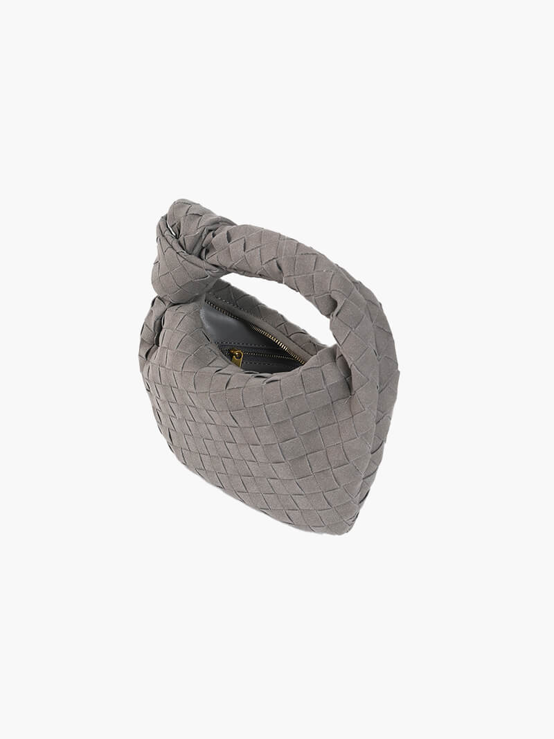 Geflochtene Wildleder Damen Minikette