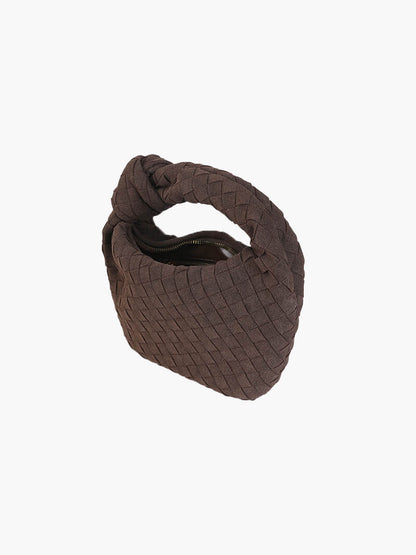 Geflochtene Wildleder Damen Minikette