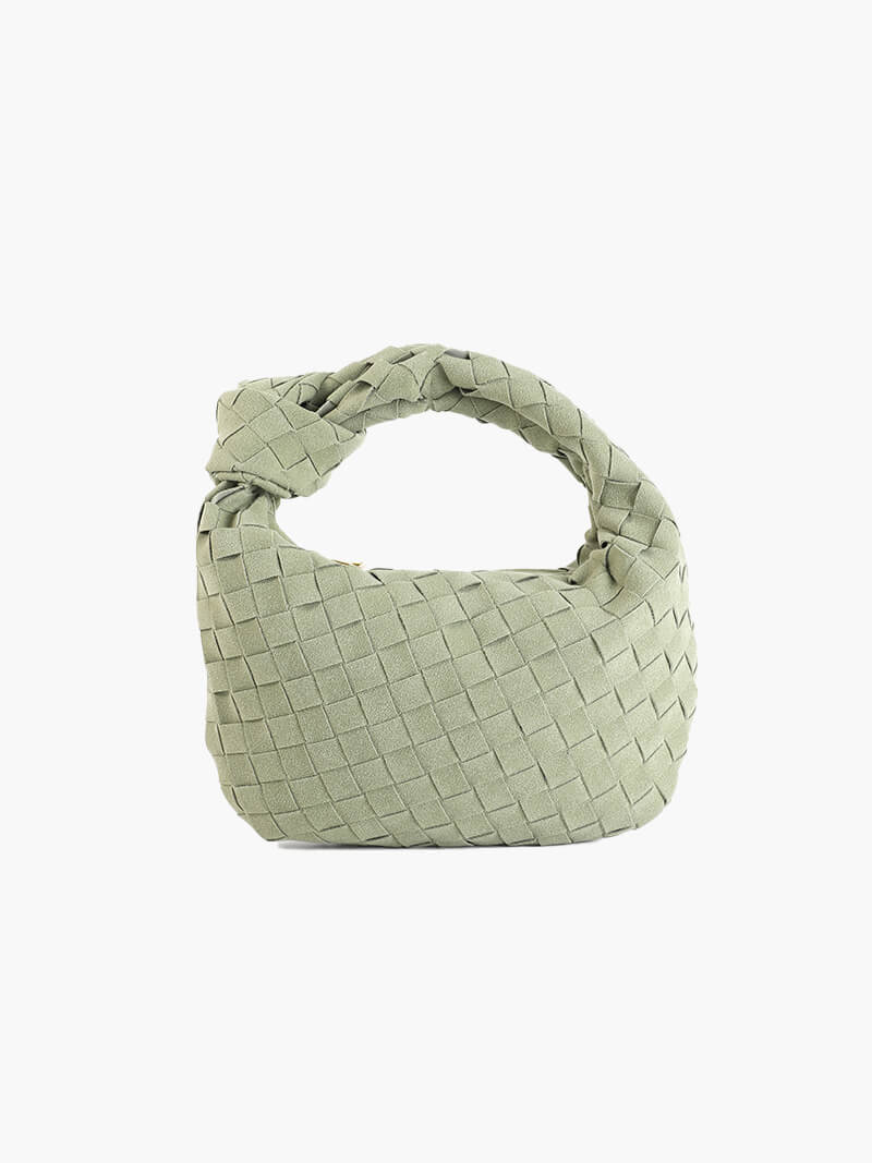 Geflochtene Wildleder Damen Minikette
