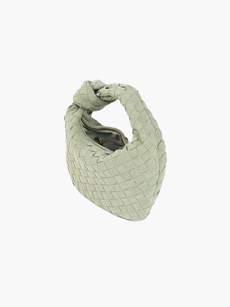 Geflochtene Wildleder Damen Minikette