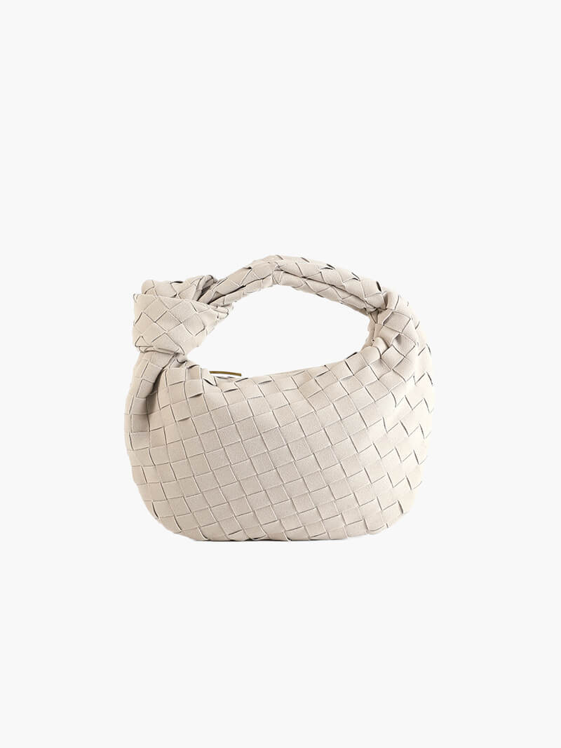Geflochtene Wildleder Damen Minikette