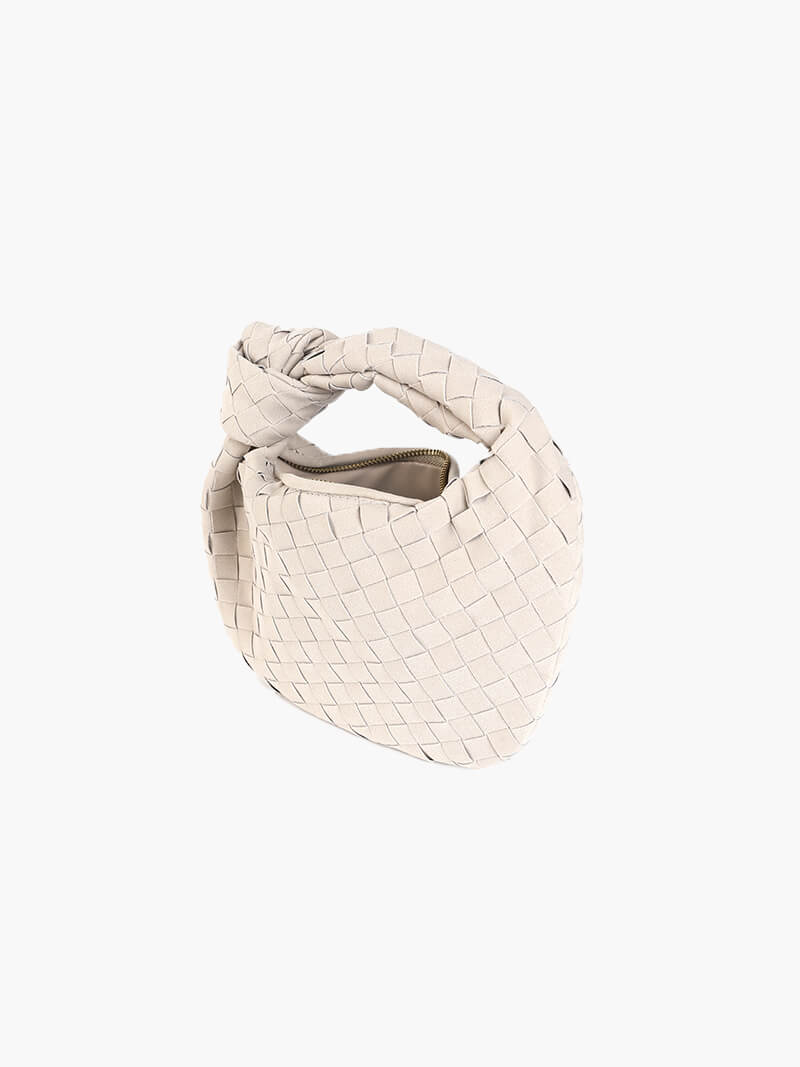 Geflochtene Wildleder Damen Minikette
