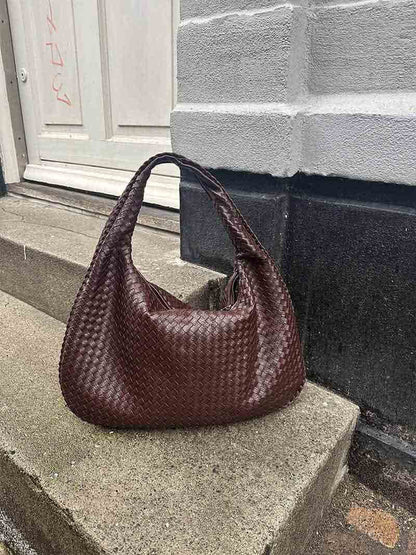 Große Geflochtene Hobo Handtasche Damen