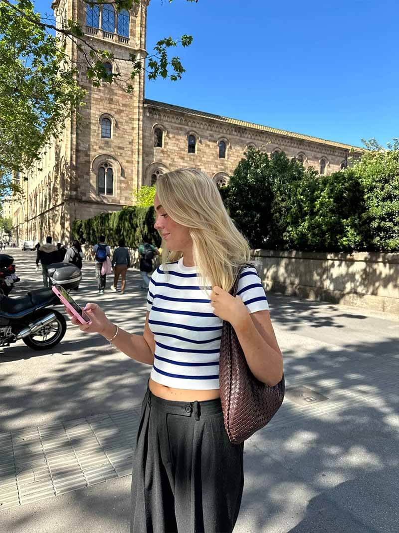 Große Geflochtene Hobo Handtasche Damen