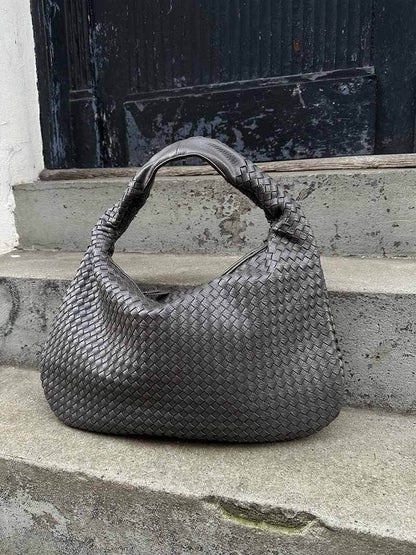Große Geflochtene Hobo Handtasche Damen